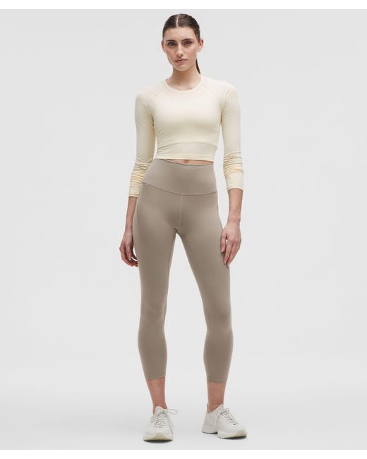 lululemon athletica Natural Wunder Train High-Rise Crop With Pockets 23"