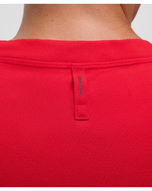 lululemon athletica Red – Easyset Training Sleeveless Shirt – /Neon – Size Large for men