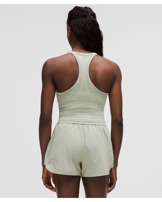 lululemon athletica Green Swiftly Tech Cropped Racerback Tank Top 2
