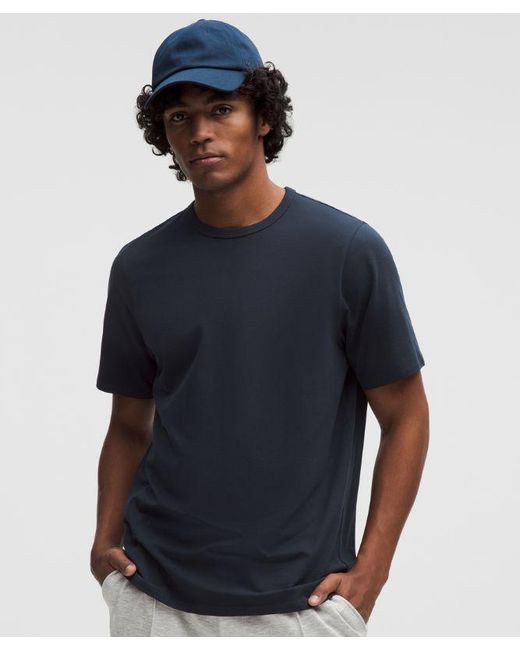 lululemon athletica Blue Organic Cotton Classic-Fit T-Shirt for men