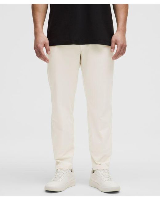 lululemon athletica Black Abc Warpstreme Slim-Fit Pull-On Pant for men