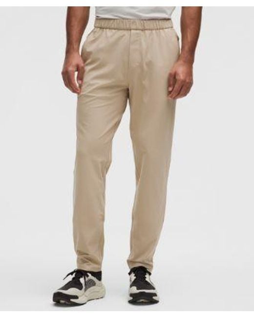 lululemon athletica Brown Abc Warpstreme Slim-Fit Pull-On Pant for men