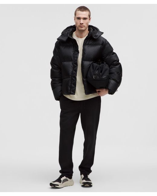 lululemon athletica Black Always Down Puffer Jacket for men