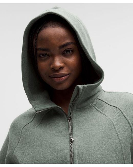lululemon athletica Green – Scuba Oversized Half-Zip Hoodie – – Size 6