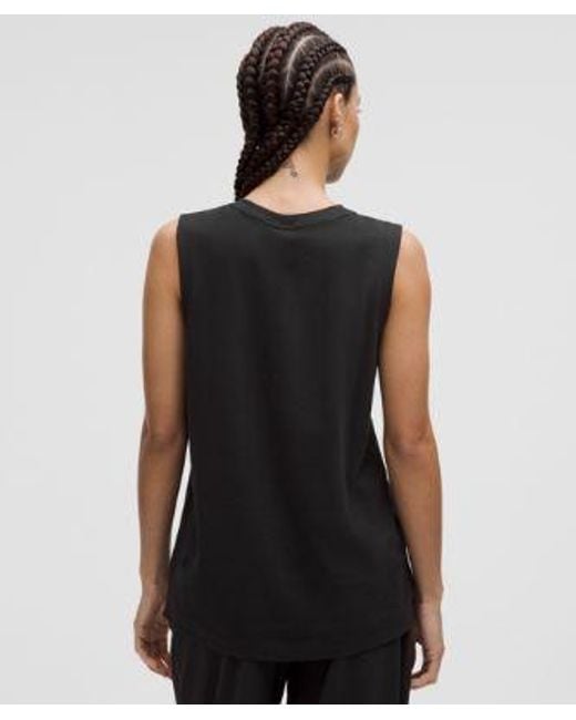 lululemon athletica Black All Yours Organic Cotton Tank Top