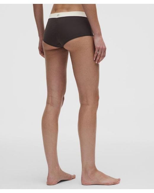 lululemon athletica Multicolor – Underease Mid-Rise Ruched Boyshort Underwear – – Size Large