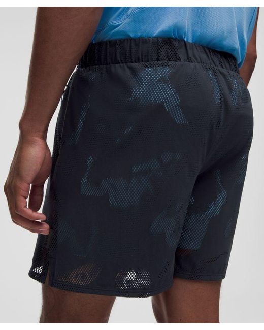 lululemon athletica Blue – Jacquard-Knit Shorts Slnsh Collection – 5" – – Size Large for men