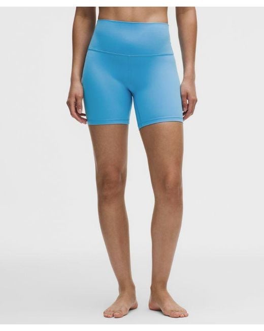 lululemon athletica Blue Align High-Rise Short 6"