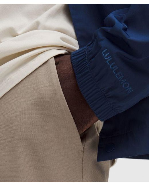 lululemon athletica Blue – Abc Classic-Fit Trousers 32L Warpstreme – /Khaki – Size 12 for men