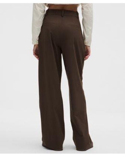 lululemon athletica White – Daydrift High-Rise Wide-Leg Trousers Regular – –