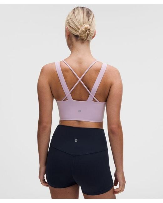 lululemon athletica Blue Like A Cloud Longline Bra