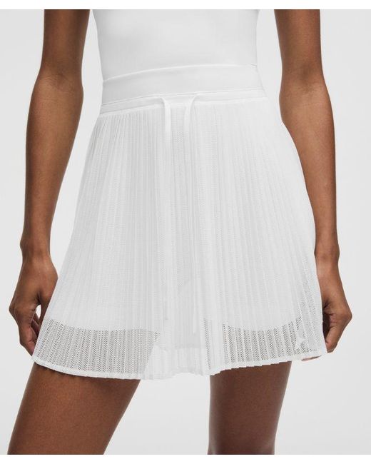 lululemon athletica White Ace Advantage Cutout Tennis Dress