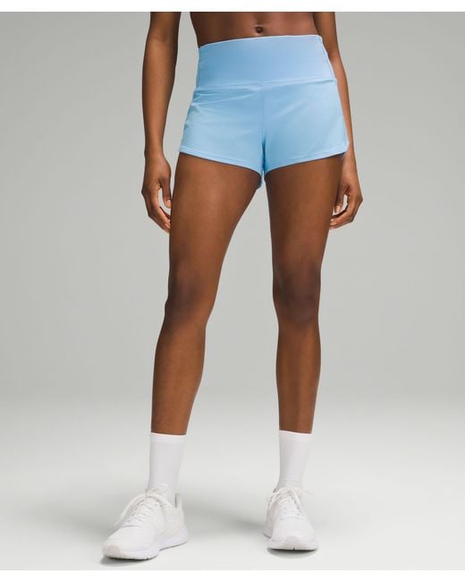 lululemon athletica Speed Up High-rise Lined Shorts 2.5 in Blue