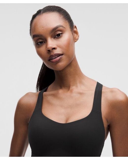 lululemon athletica Black – Like A Cloud Train Sports Bra Medium Support, B/C Cup – – Size 14