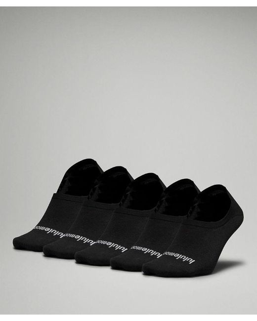 lululemon athletica Daily Stride Comfort No-show Socks 5 Pack - Color Black - Size L for men