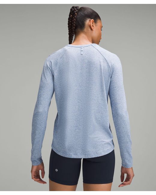 lululemon athletica Blue License To Train Classic-fit Long-sleeve Shirt