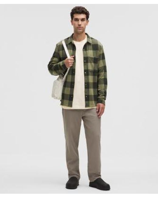 lululemon athletica Natural – Heavyweight Jersey Long-Sleeve Shirt – – Size Small for men