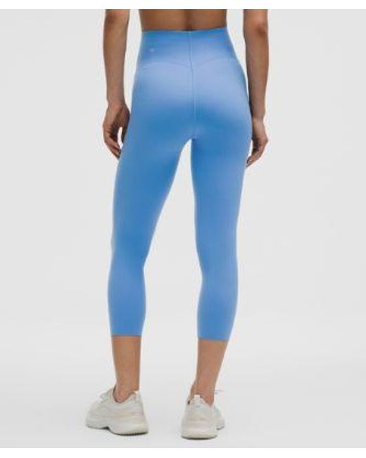 lululemon athletica Blue Glow Up Super-High-Rise Crop 23"