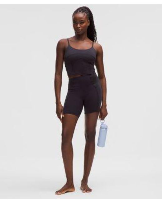 lululemon athletica Multicolor – Align High-Rise Shorts Satin – 6" – – Size 4