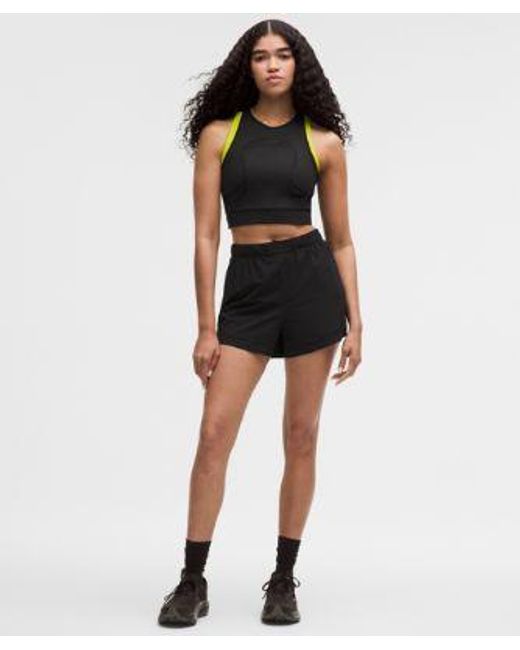 lululemon athletica Black – Mesh Cutout Tank Top Slnsh Collection – – Size Large