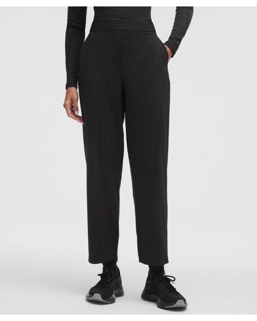 lululemon athletica Black Daydrift High-Rise Tapered Trouser