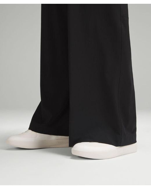 lululemon athletica Black Swift Mid-Rise Wide-Leg Pant