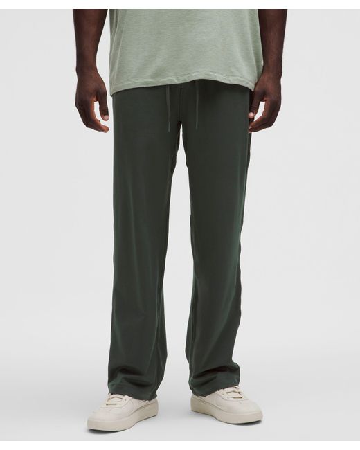 lululemon athletica Black – Soft Jersey Classic-Fit Trousers Regular – – Size Small for men