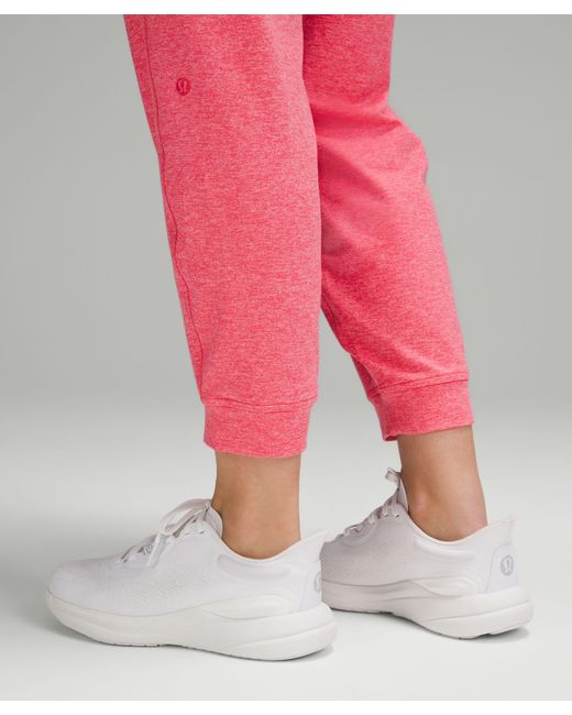lululemon athletica Pink Soft Jersey Classic-fit Mid-rise Joggers