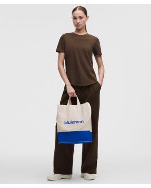lululemon athletica White – Canvas Market Tote Bag 19L –