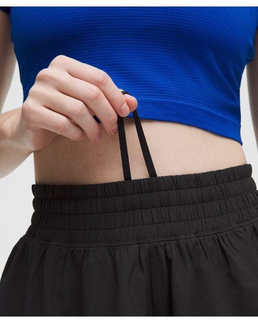 lululemon athletica Black Shake It Out High-Rise Running Short 2.5"