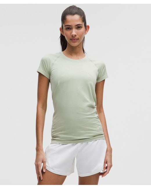 lululemon athletica Green – Swiftly Tech Short-Sleeve Shirt 2.4 Hip Length – – Size 4