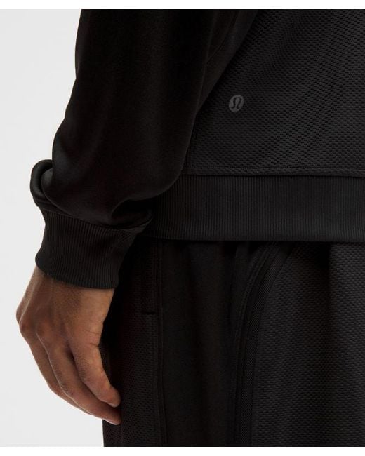 lululemon athletica Black Pace Breaker Track Jacket for men