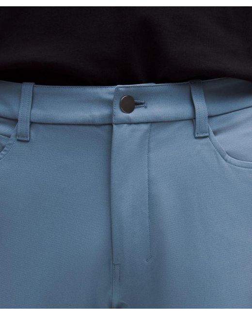 lululemon athletica Blue Abc Slim-Fit 5 Pocket Pant 34L for men
