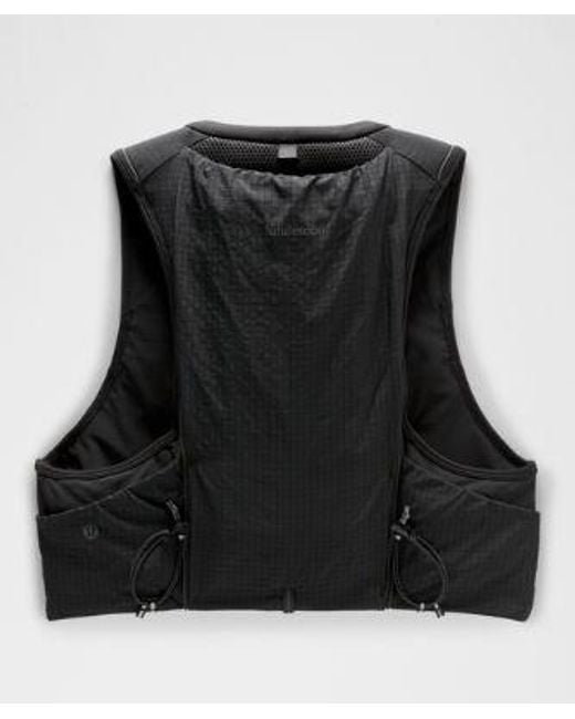 lululemon athletica Black – Fast And Free Trail Running Vest – – Size Medium/Large for men
