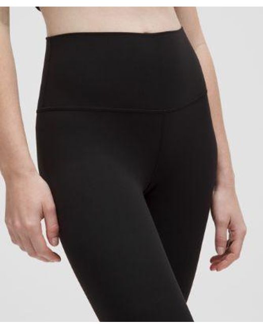 lululemon athletica Black Align High-Rise Crop 21"