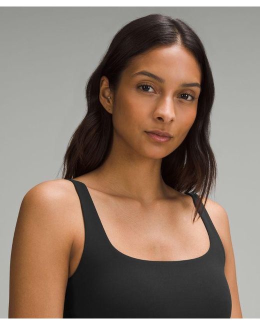 lululemon athletica Black – Bend This Scoop And Square Sports Bra Light Support, A-C Cups – – Size Large/Xl