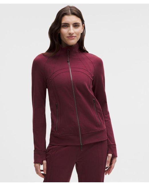 lululemon athletica Red – Define Track Jacket Luon – Color Burgundy/ – Size 4