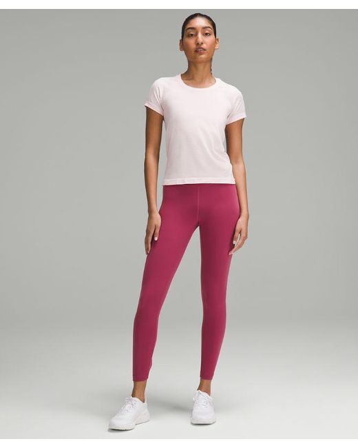 lululemon athletica Wunder Under Smoothcover High-rise Tight Leggings - 25" - Color Pink - Size 2