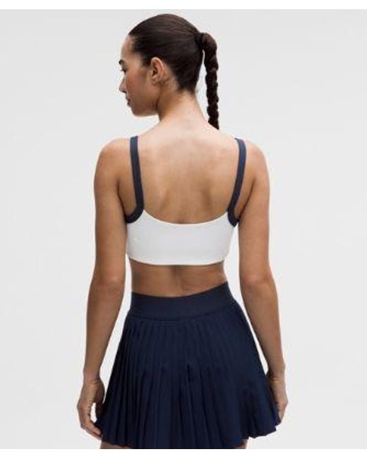 lululemon athletica Blue – Straight-Strap Sports Bra Light Support, B/C Cup Tennis Deuce – –