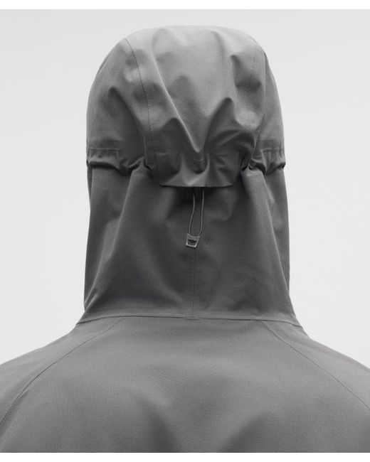 lululemon athletica Gray Stretch Glyde Waterproof Jacket for men