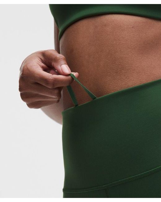lululemon athletica Green – Wunder Train High-Rise Tight Leggings With Pockets – 25" – – Size 4