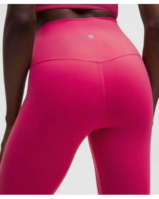 lululemon athletica Pink Align High-Rise Crop 17"