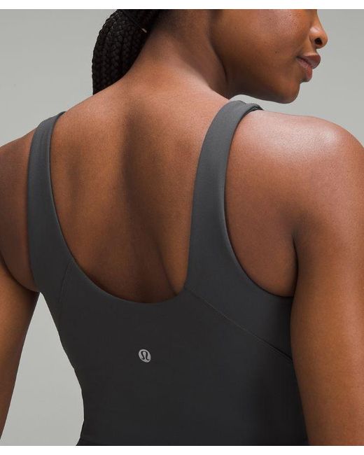 lululemon athletica Gray Aligntm Tank Top Light Support, C/d Cup