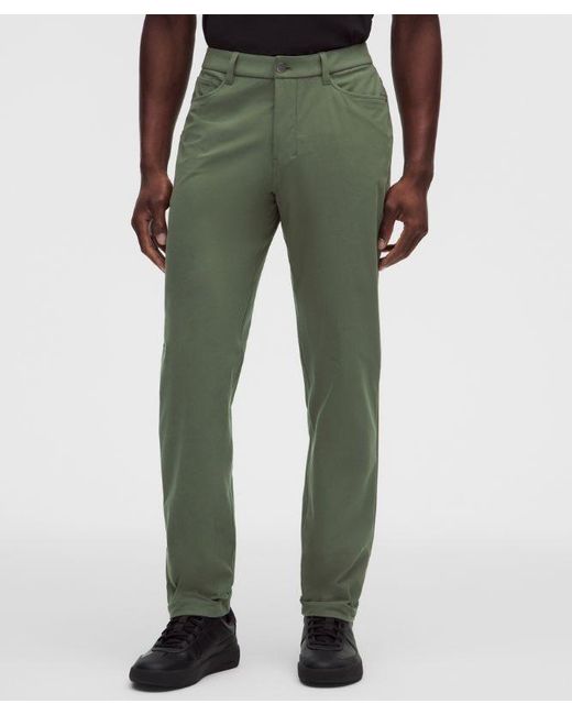 lululemon athletica Black Abc Classic-Fit 5 Pocket Pant 30L for men