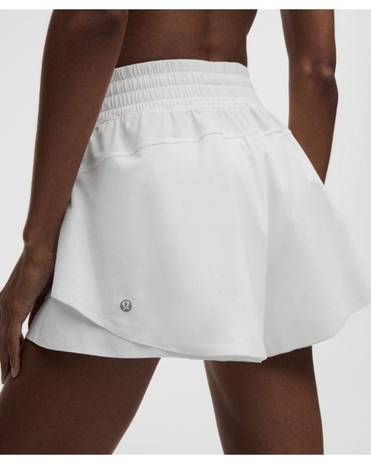 lululemon athletica White Shake It Out High-Rise Running Short 2.5"