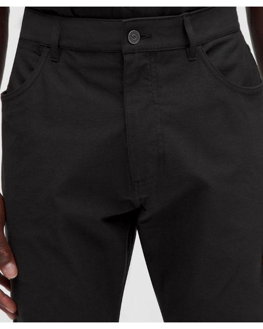 lululemon athletica Black – Easyfive Classic-Straight Trousers 32L Light – – Size 4 for men