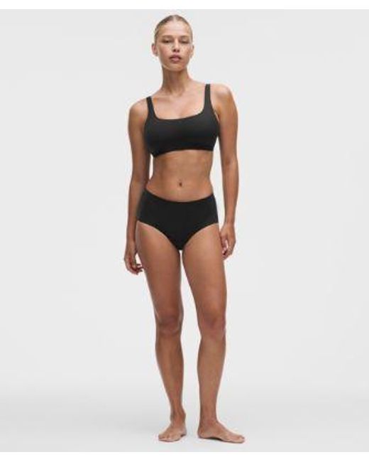 lululemon athletica Black – Nulu Added Absorbency Extra-High-Rise Bikini Underwear – – Size Medium
