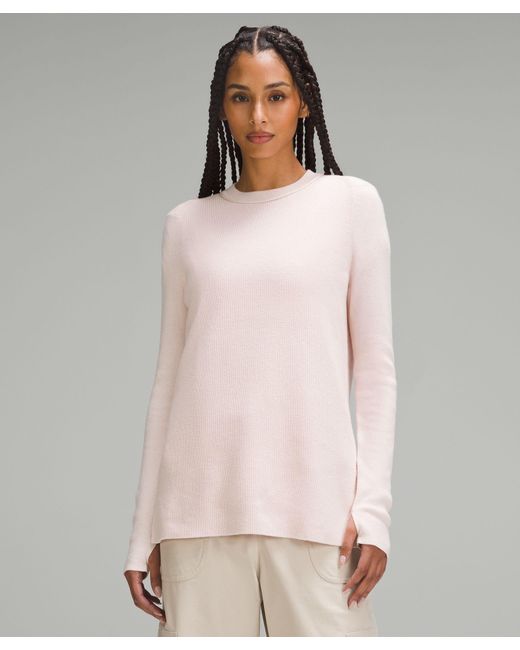 lululemon athletica Multicolor Take It All In Cotton-blend Sweater