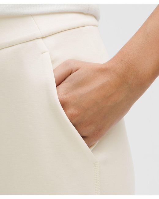 lululemon athletica Natural – Softstreme High-Rise Straight-Leg Pants Regular – – Size Large