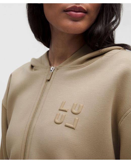 lululemon athletica Brown Smooth Spacer Full-Zip Hoodie